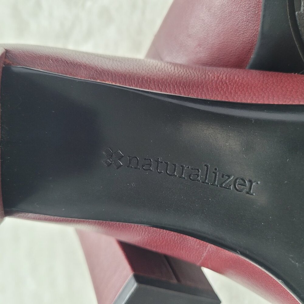 Naturalizer Keela Pumps in Burgundy Sz 7 - Picture 5 of 6